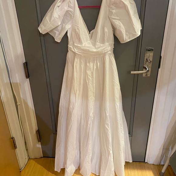 RHODE RESORT MARGOT DRESS - WHITE - Picture 5 of 6